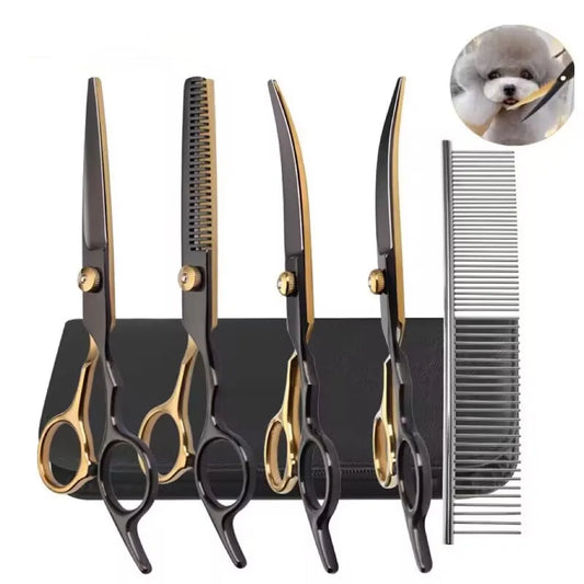 Nehvik-Eco Lux Pet Grooming Scissors Kit