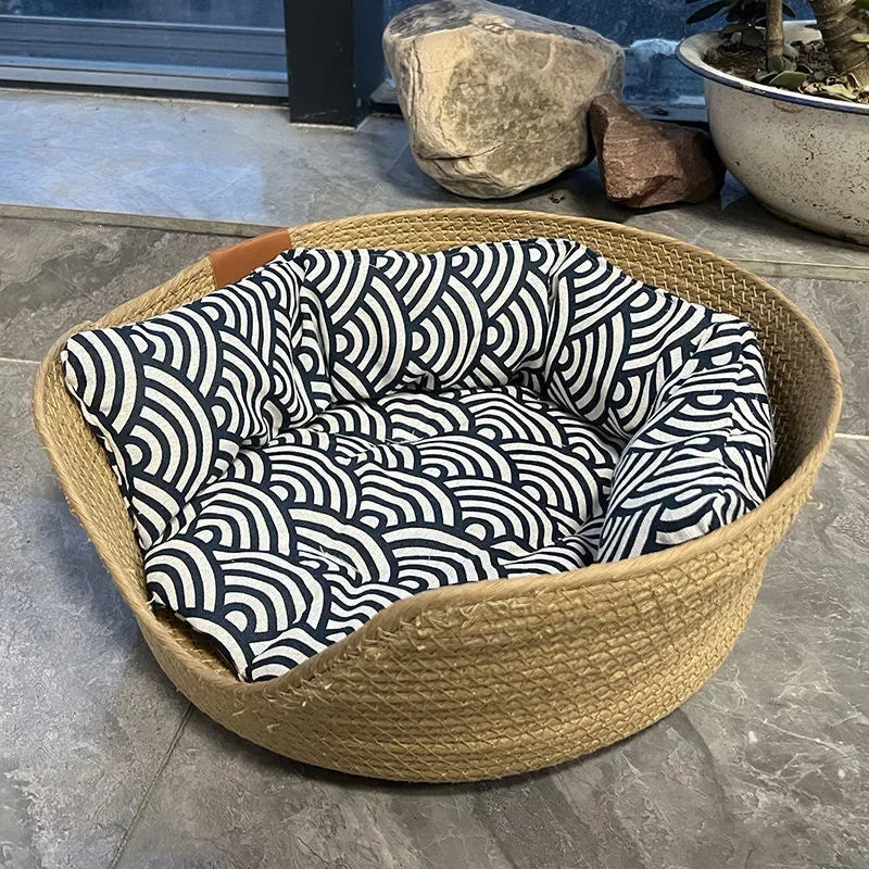 Nehvik-Eco Heritage Woven Pet Lounger
