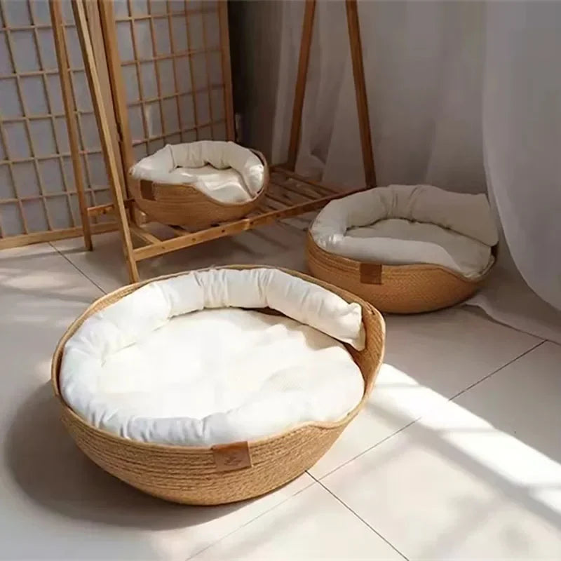 Nehvik-Eco Heritage Woven Pet Lounger
