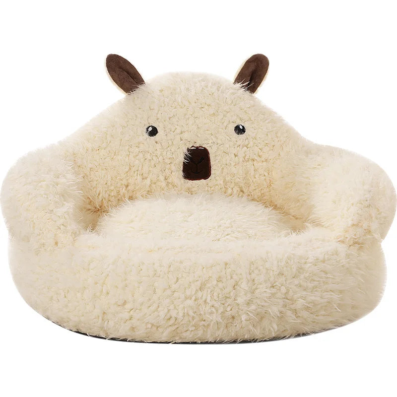 Nehvik-Eco Luxe Calming Pet Bed Alpaca