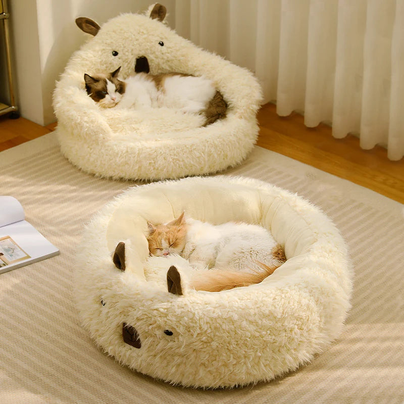 Nehvik-Eco Luxe Calming Pet Bed Alpaca